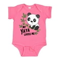 thumbnail image 1 of Inktastic My Yaya Loves Me- Cute Panda Boys or Girls Baby Bodysuit, 1 of 5