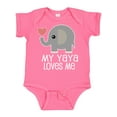 thumbnail image 1 of Inktastic My Yaya Loves Me Grandchild Boys or Girls Baby Bodysuit, 1 of 5