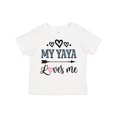 thumbnail image 1 of Inktastic My Yaya Loves Me Grandchild Girls Toddler T-Shirt, 1 of 5