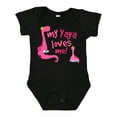 thumbnail image 1 of Inktastic My Yaya Loves Me Granddaughter Dinosaur Girls Baby Bodysuit, 1 of 5