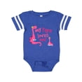 thumbnail image 1 of Inktastic My Yaya Loves Me Granddaughter Dinosaur Girls Baby Bodysuit, 1 of 5