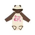 thumbnail image 1 of Inktastic My Yaya Loves Me Granddaughter Dinosaur Girls Long Sleeve Baby Bodysuit, 1 of 5