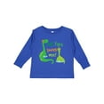 thumbnail image 1 of Inktastic My Yaya Loves Me Grandson Dinosaur Boys Long Sleeve Toddler T-Shirt, 1 of 5