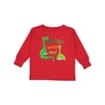 thumbnail image 1 of Inktastic My Yaya Loves Me Grandson Dinosaur Boys Long Sleeve Toddler T-Shirt, 1 of 5
