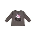 thumbnail image 1 of Inktastic My Yaya Loves Me Unicorn Girls Long Sleeve Toddler T-Shirt, 1 of 5
