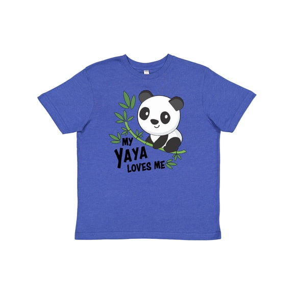 Inktastic My Yaya Loves Me- cute panda Youth T-Shirt