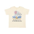 thumbnail image 1 of Inktastic My Yaya Loves Me to the Moon and Back Elephant Family Boys or Girls Toddler T-Shirt, 1 of 5