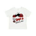 thumbnail image 1 of Inktastic My Yaya Loves Me with Cute Ladybugs Boys or Girls Toddler T-Shirt, 1 of 5