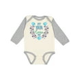 thumbnail image 1 of Inktastic My Yaya Loves Me with Hearts and Flowers Boys or Girls Long Sleeve Baby Bodysuit, 1 of 5
