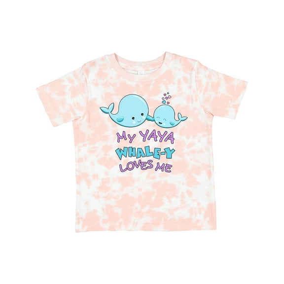 Inktastic My Yaya Whale-y Loves Me Boys or Girls Toddler T-Shirt