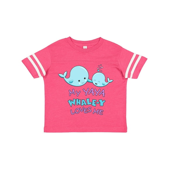 Inktastic My Yaya Whale-y Loves Me Boys or Girls Toddler T-Shirt