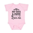 thumbnail image 1 of Inktastic My Yaya and Papou Love Me Girls Baby Bodysuit, 1 of 5