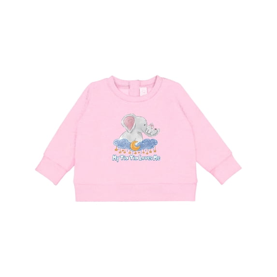 Inktastic My Yia Yia Loves Me Baby Sweatshirt