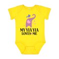 thumbnail image 1 of Inktastic My Yia Yia Loves Me Grandchild Boys or Girls Baby Bodysuit, 1 of 5