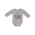thumbnail image 1 of Inktastic My Yia Yia and Papou Love Me Boys or Girls Long Sleeve Baby Bodysuit, 1 of 5
