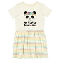 thumbnail image 1 of Inktastic My Yiayia Loves Me Yia Yia Bear Girls Toddler Dress, 1 of 5