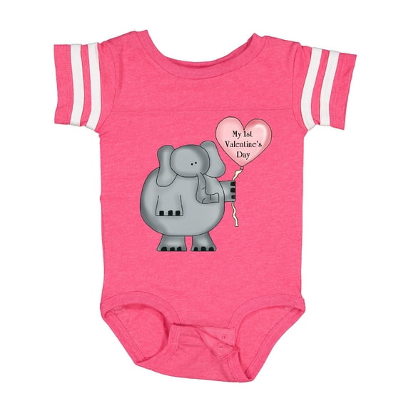 Inktastic My first Valentine's Day Boys or Girls Baby Bodysuit