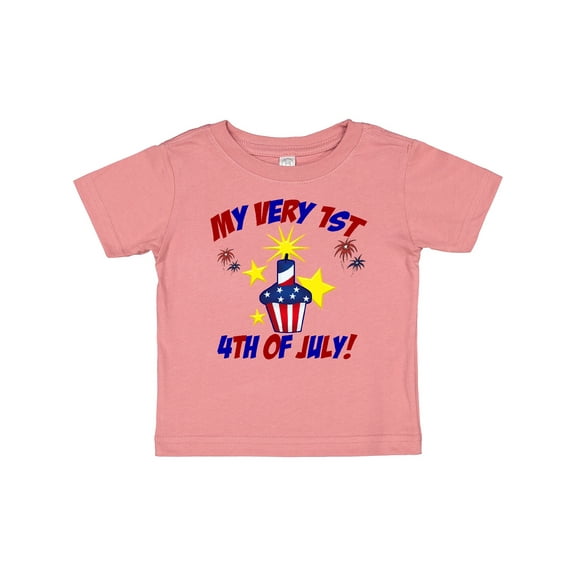 Inktastic My very 1st 4th of July Boys or Girls Baby T-Shirt