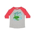 thumbnail image 1 of Inktastic Myrtle Beach Cute Sea Turtle with Waves and Bubbles Boys or Girls Toddler T-Shirt, 1 of 5