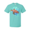thumbnail image 1 of Inktastic Myrtle Beach Sea Turtle and Bubbles T-Shirt, 1 of 5