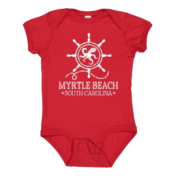 Inktastic Myrtle Beach South Carolina Boys or Girls Baby Bodysuit