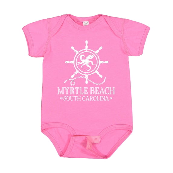 Inktastic Myrtle Beach South Carolina Boys or Girls Baby Bodysuit