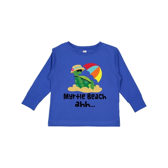 Inktastic Myrtle Beach South Carolina Boys or Girls Long Sleeve Toddler T-Shirt