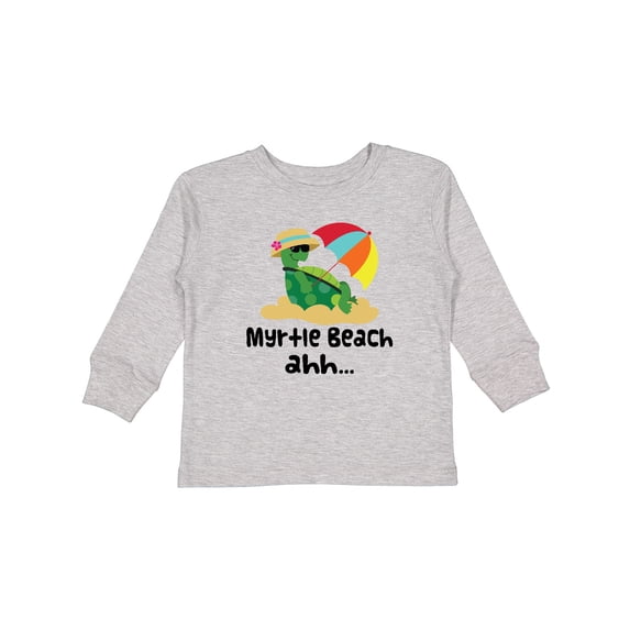 Inktastic Myrtle Beach South Carolina Boys or Girls Long Sleeve Toddler T-Shirt
