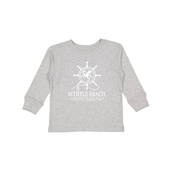Inktastic Myrtle Beach South Carolina Boys or Girls Long Sleeve Toddler T-Shirt