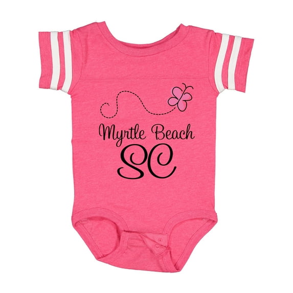 Inktastic Myrtle Beach South Carolina Girls Baby Bodysuit