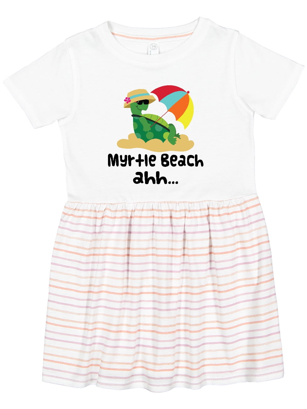 Inktastic Myrtle Beach South Carolina Girls Toddler Dress - Walmart.com