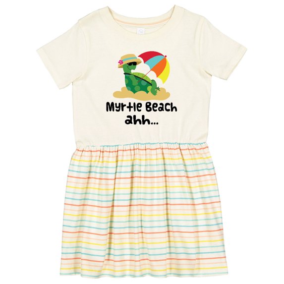 Inktastic Myrtle Beach South Carolina Girls Toddler Dress