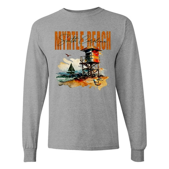 Inktastic Myrtle Beach South Carolina Vacation Long Sleeve T-Shirt
