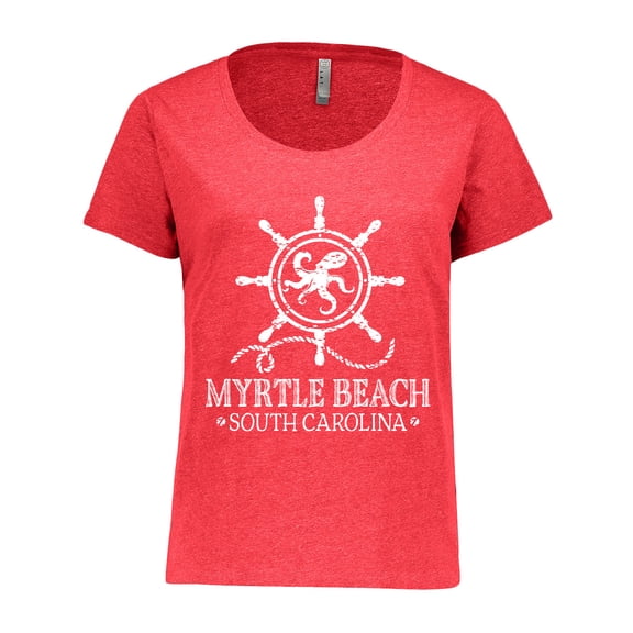 Inktastic Myrtle Beach South Carolina Women's Plus Size T-Shirt
