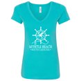 thumbnail image 1 of Inktastic Myrtle Beach South Carolina Women's V-Neck T-Shirt, 1 of 5