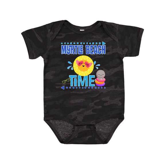 Inktastic Myrtle Beach Vacation Time Girls Baby Bodysuit