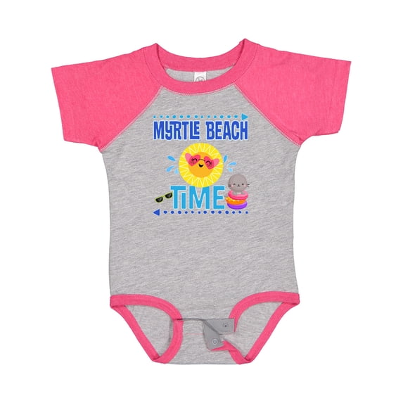 Inktastic Myrtle Beach Vacation Time Girls Baby Bodysuit