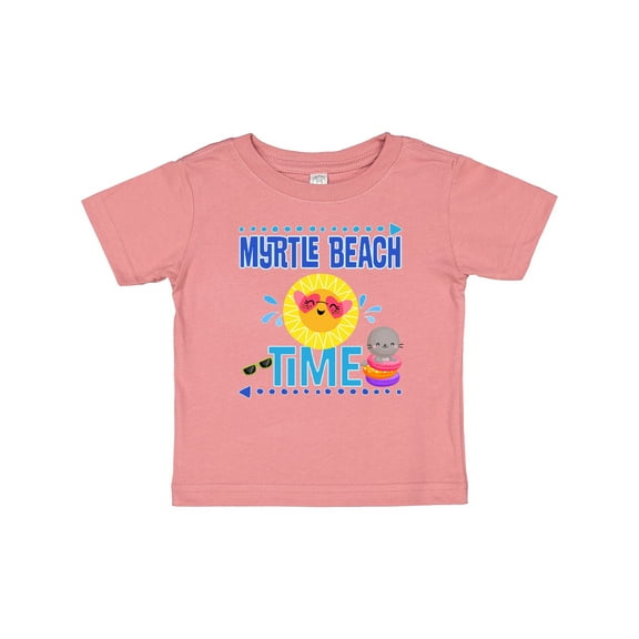 Inktastic Myrtle Beach Vacation Time Girls Baby T-Shirt