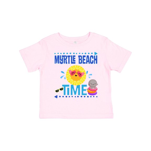 Inktastic Myrtle Beach Vacation Time Girls Toddler T-Shirt