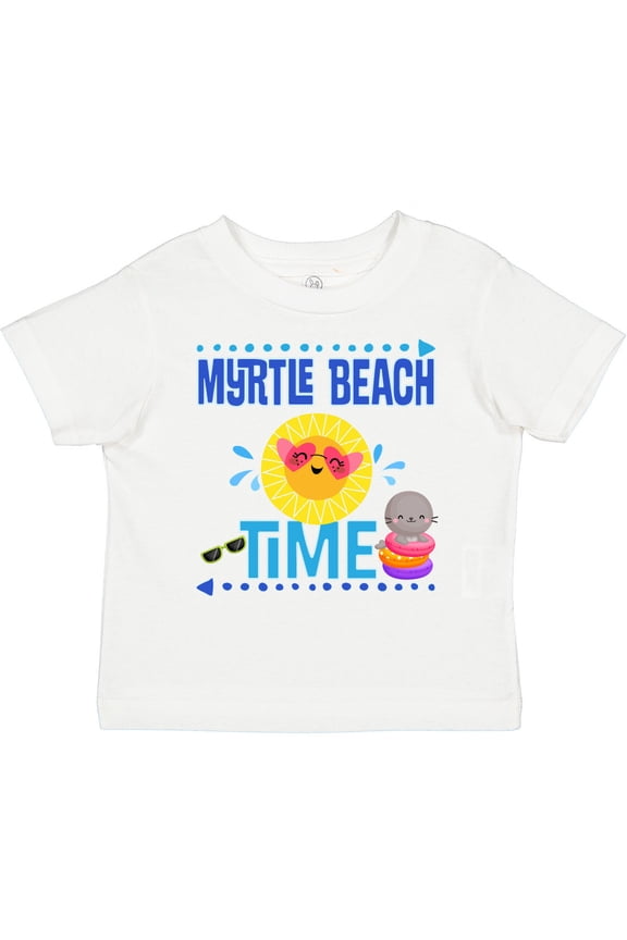 Myrtle Beach Vacation Time Girls Toddler T-Shirt