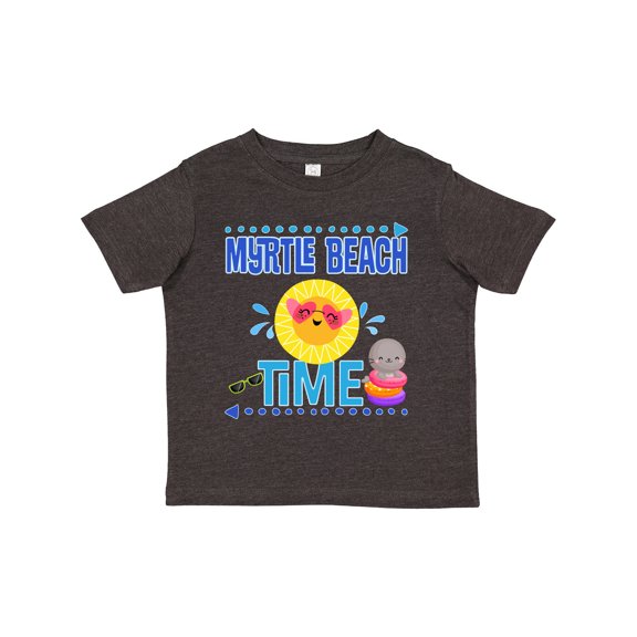 Inktastic Myrtle Beach Vacation Time Girls Toddler T-Shirt