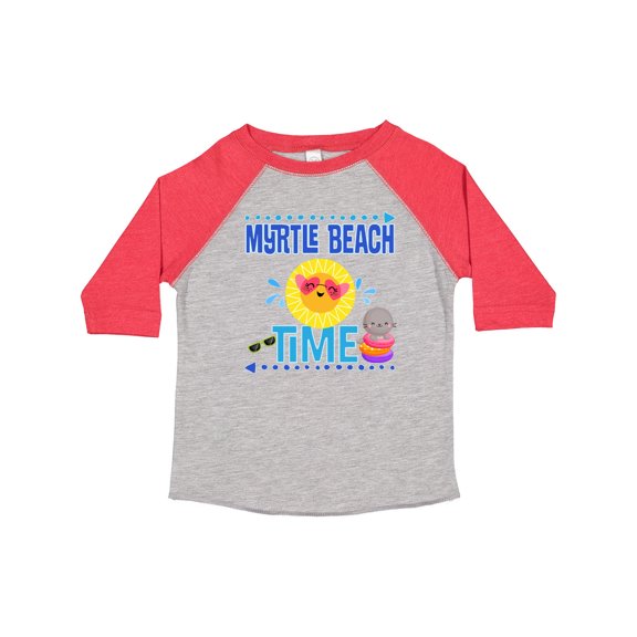 Inktastic Myrtle Beach Vacation Time Girls Toddler T-Shirt