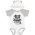 thumbnail image 1 of Inktastic Myrtle Beach is My Happy Place with Palm Trees Boys or Girls Baby Bodysuit, 1 of 5