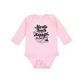 thumbnail image 1 of Inktastic Myrtle Beach is My Happy Place with Palm Trees Boys or Girls Long Sleeve Baby Bodysuit, 1 of 5