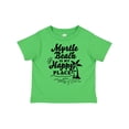thumbnail image 1 of Inktastic Myrtle Beach is My Happy Place with Palm Trees Boys or Girls Toddler T-Shirt, 1 of 5
