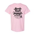 thumbnail image 1 of Inktastic Myrtle Beach is My Happy Place with Palm Trees T-Shirt, 1 of 5