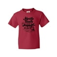 thumbnail image 1 of Inktastic Myrtle Beach is My Happy Place with Palm Trees Youth T-Shirt, 1 of 5
