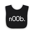 thumbnail image 1 of Inktastic N00b. Boys or Girls Baby Bib, 1 of 4