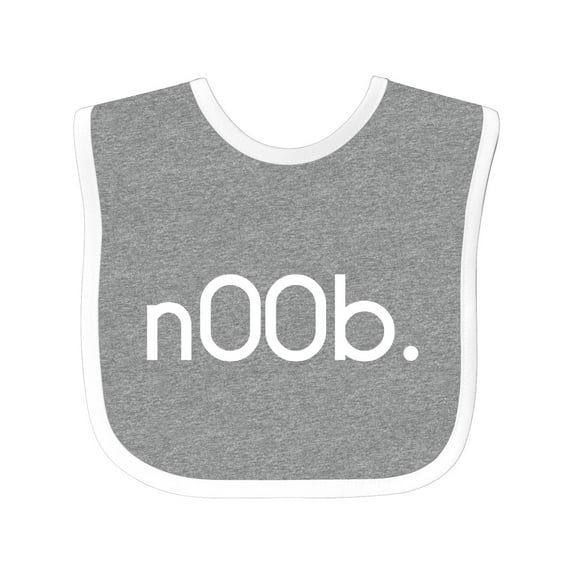 Inktastic N00b. Boys or Girls Baby Bib