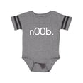 thumbnail image 1 of Inktastic N00b. Boys or Girls Baby Bodysuit, 1 of 4